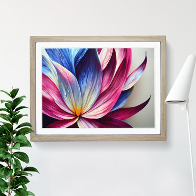 Colourful Floral Art Vol.1 Abstract - Single Picture Frame Print