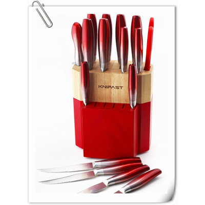 Rephen Knife 17 Piece Knife Block Set