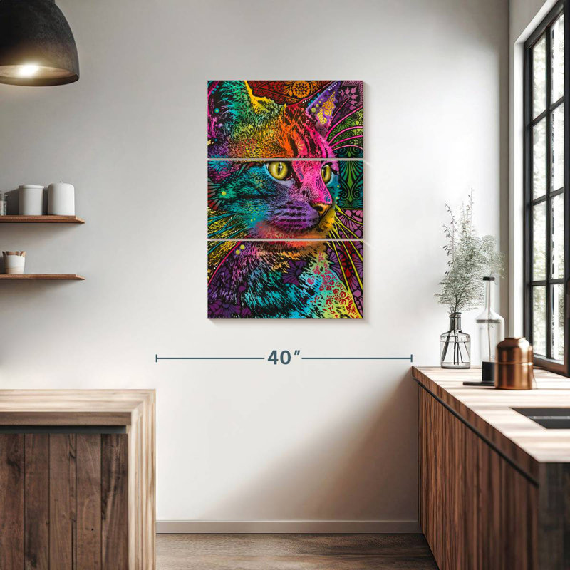 Brampt Felis, 38" H x 24" W