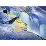 Preseque Isle Falls Portrait Print by Bruce Heinemann