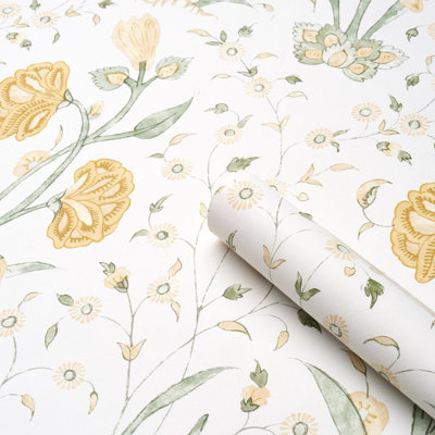 Papier peint floral Khilana