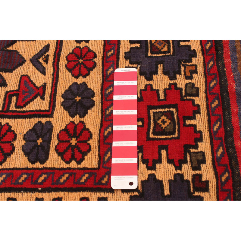 Tapis rouge tadjik 3 pi 10 po x 6 pi 0 po