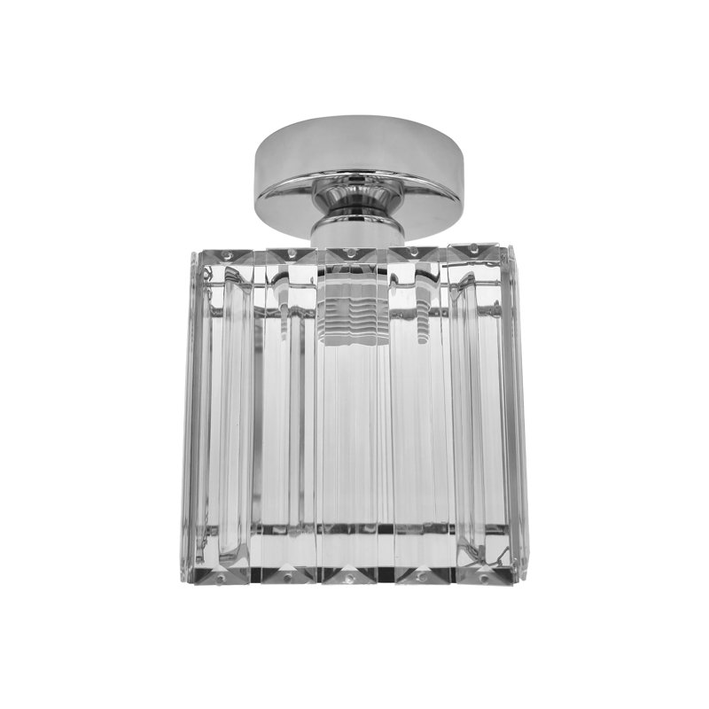 Osier Crystal Semi Flush Mount