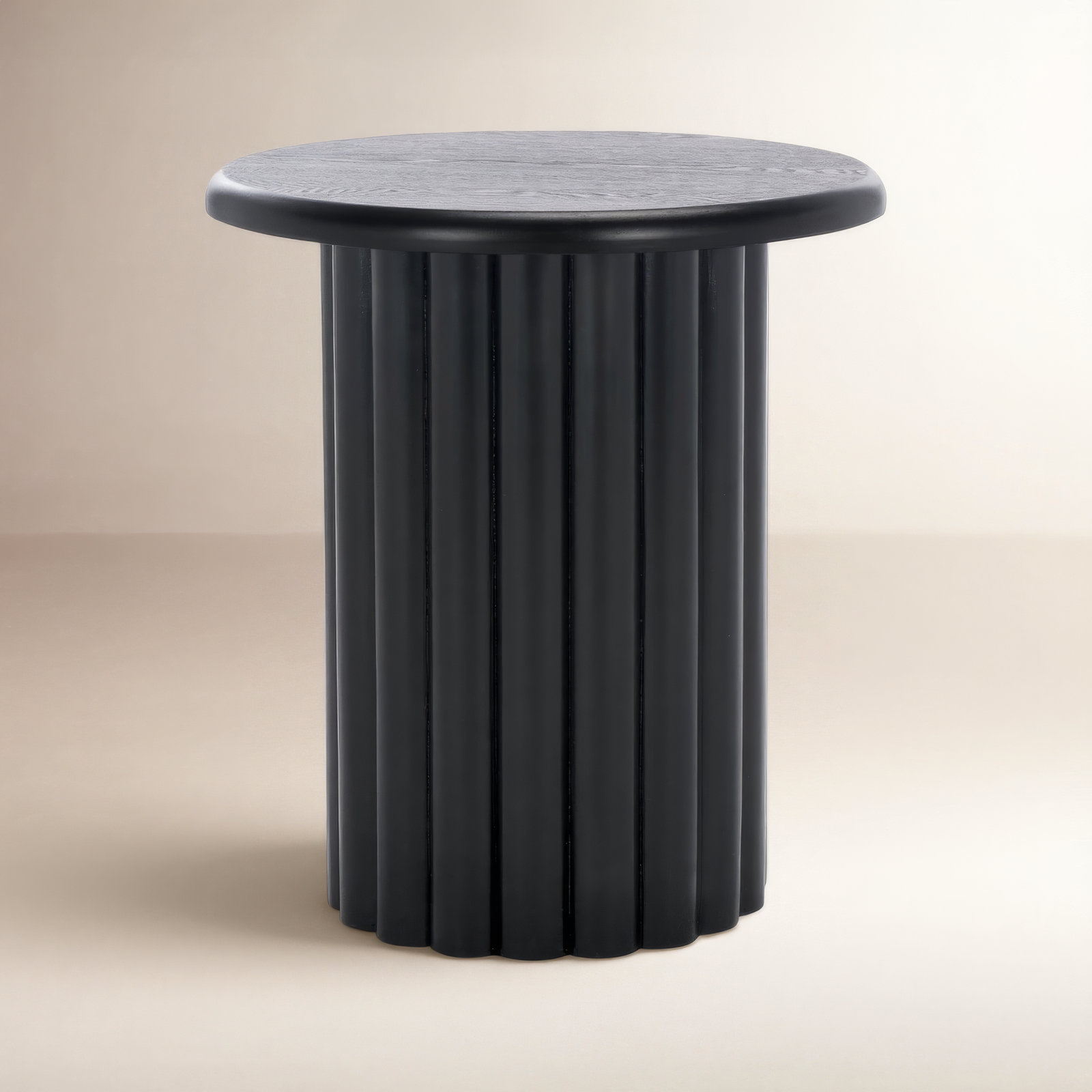 18" End Table, Black
