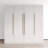 Brazeal 78.9" Armoire with High Gloss Finish