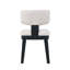 Chaise de salle à manger rembourrée Albore Mid-Century-481356629