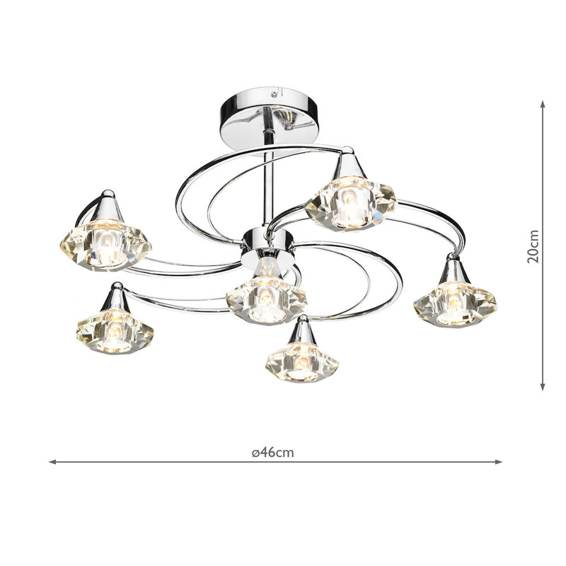 Greenhaw 6 - Light Chandelier