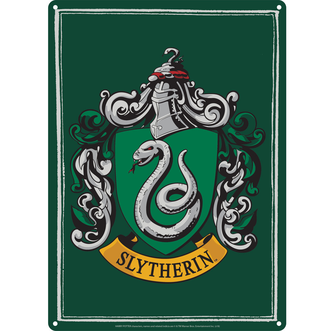 Blechschild klein - Harry Potter (Slytherin)