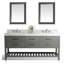 Elizabeth 72" Double Bathroom Vanity Set with Mirror-872655837-872655825-872655826