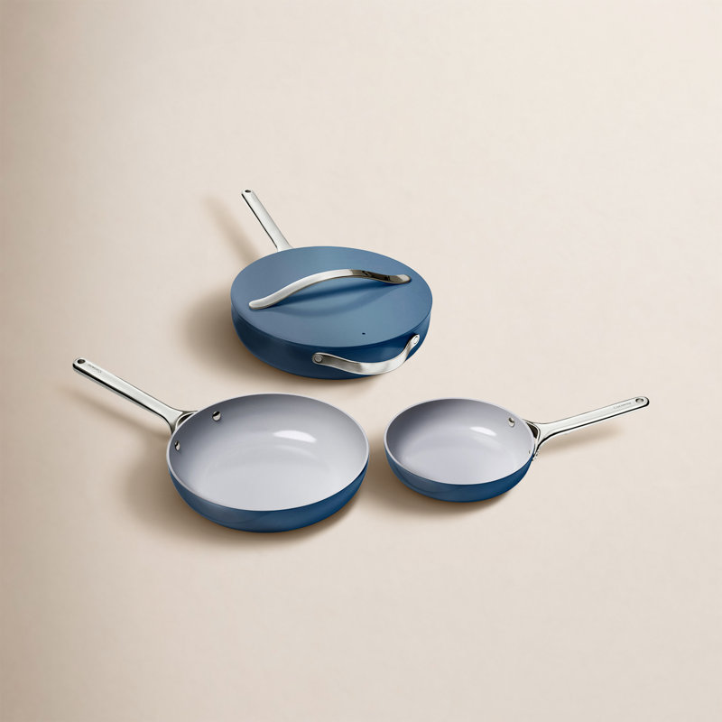 Caraway Fry Pan Trio, Navy