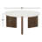Brecken Marble Top Single Coffee Table