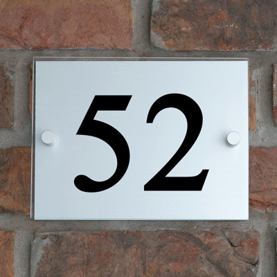 Champy 15cm H Plastic House Number