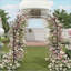 220cm H x 150cm W Metal Arched