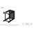 Goza  Black Tweed Backless Counter/Bar Stool-1850969903-1850969891