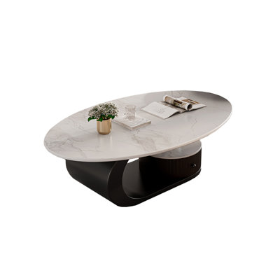 Modern Coffee Table with Microcrystalline Stone