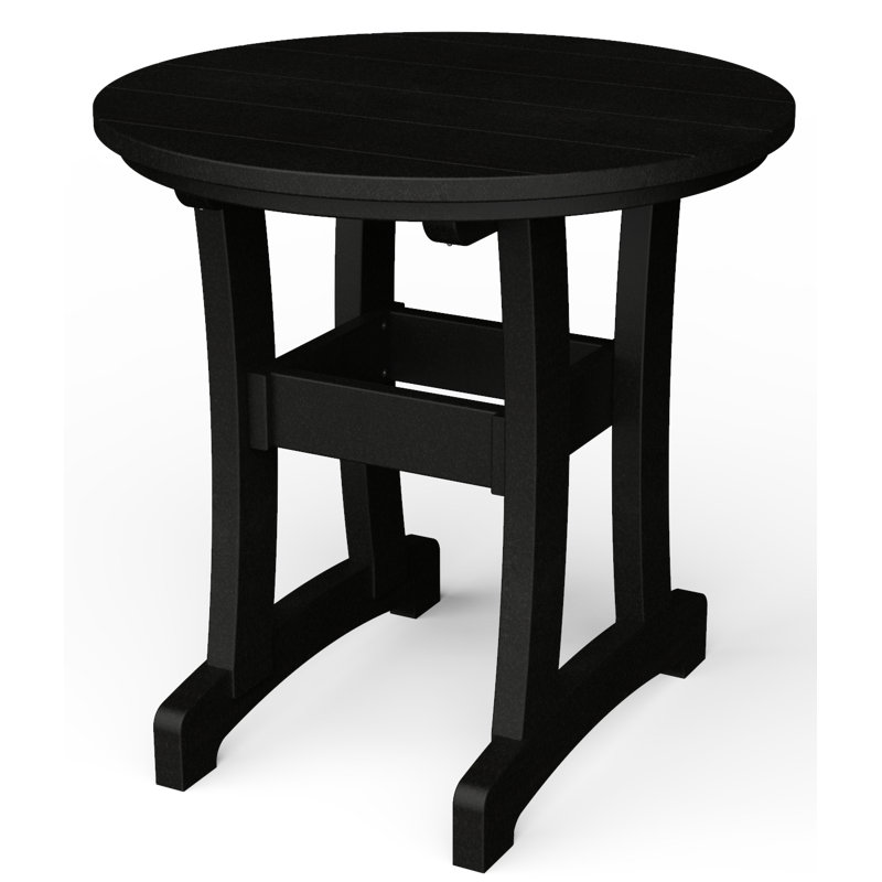 Table de salle à manger Stella, H 30 po x l 30 po x P 30 po, Beige / noir