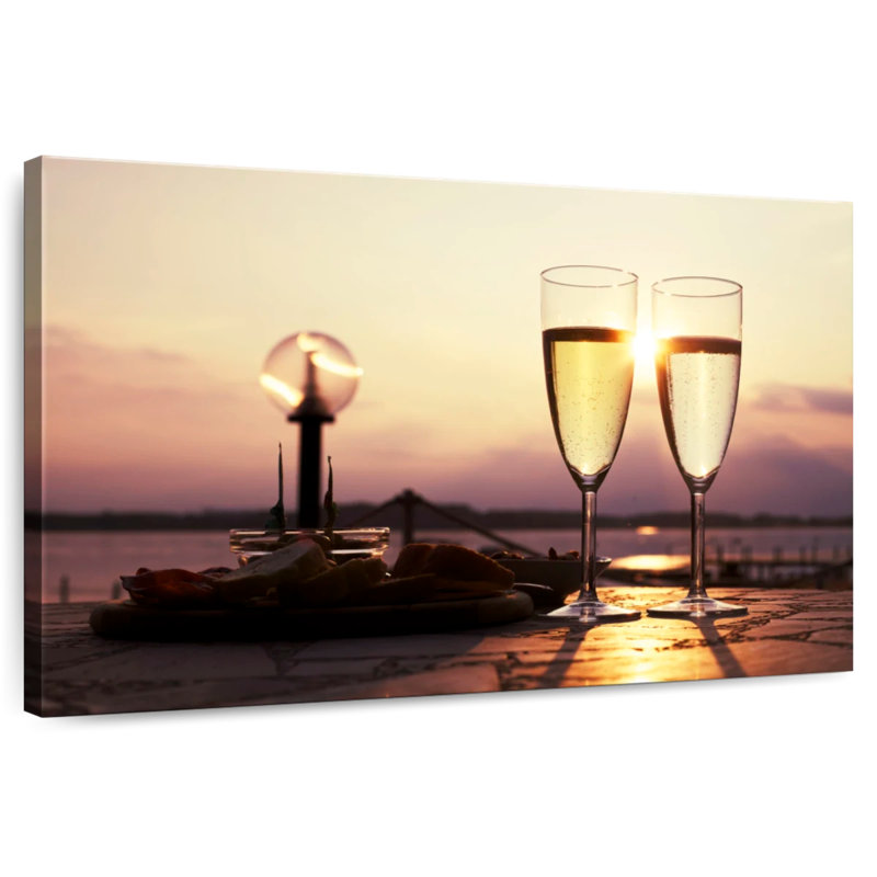 Yarlin Champagne Sunset, 8" H x 12" W