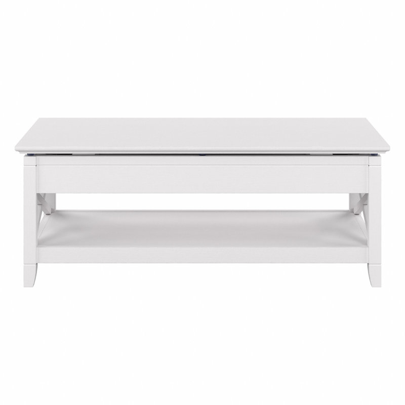 Katia - Table basse à plateau relevable, Chêne blanc
