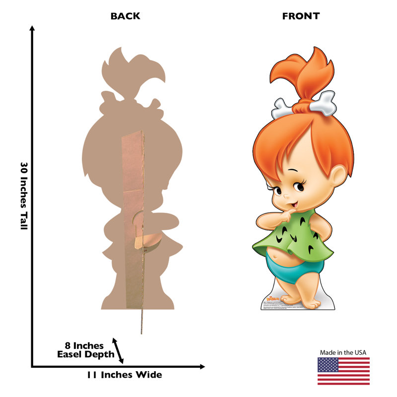 Accroche en carton pebbles flintstone (the flintstones)