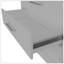 Commode, quatre tiroirs, une tablette, plateau supérieur, blanc