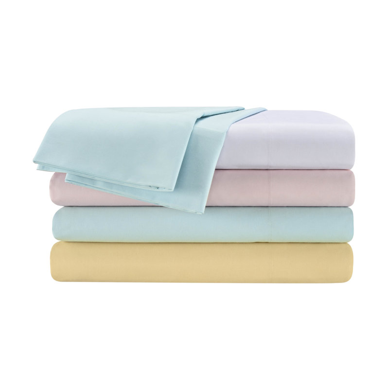 Ensemble de draps 225 fils, Simple TG, Jaune vif