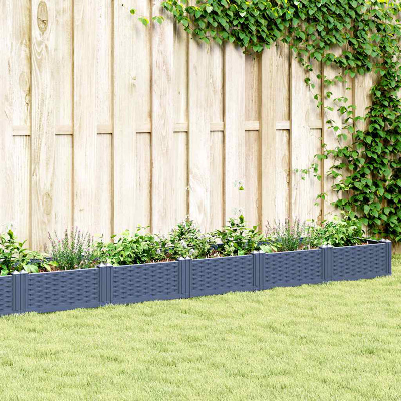 Holtville Planter Box, Blue Grey