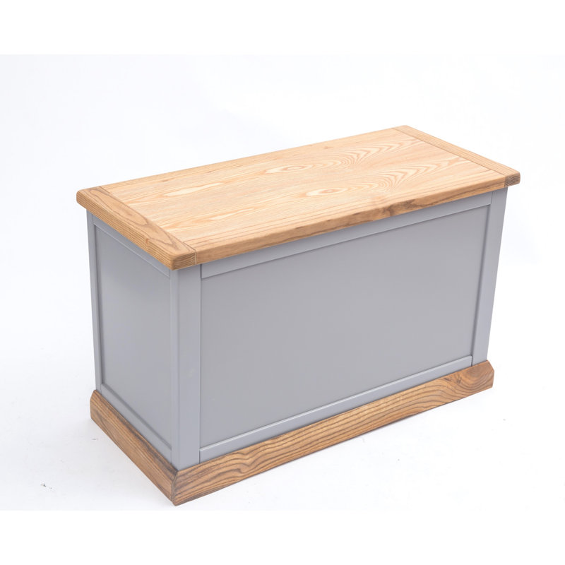 Milaca Blanket Chest, Natural/Grey