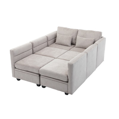 Modular Sectional Sofa With Storage Seats