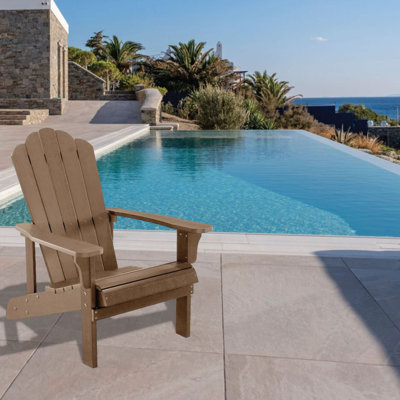 Chaise Adirondack en plastique Clarence