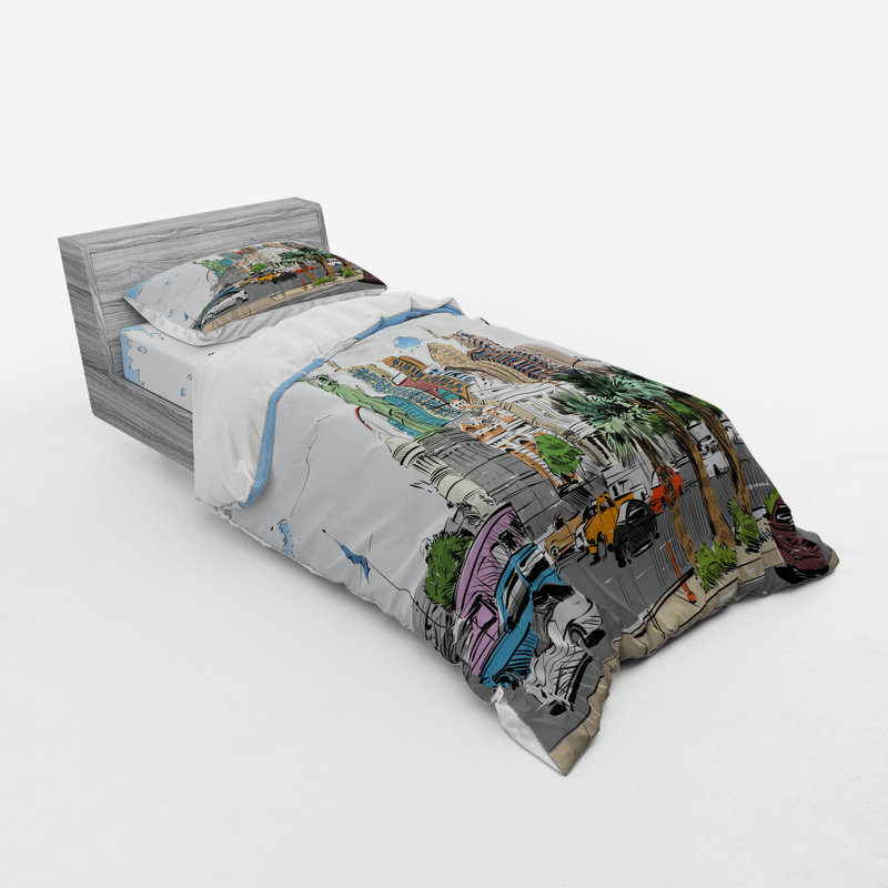 Modern & Contemporary Polyester Duvet Cover, Twin XL Duvet Cover + 2 Additional Pieces