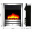 Meadow Castleton Fires & Fireplaces 129.54cm W Electric Fireplace with 6824.28 BTU-1259769108-1251783283