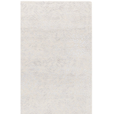 Glamour 620 Hand Tufted Wool/Viscose/Cotton Oriental Rug in Ivory