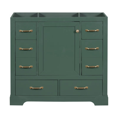 Bathroom Cabinet With Adjustable Shelf And Six Drawers, Bathroom Storage Cabinet For Home