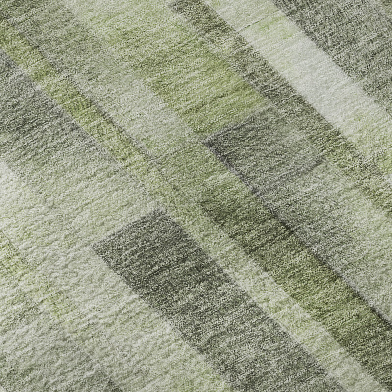 Premium Machine Washable Marasco AMF1630 Stripes Rug, Rectangle 5' x 7'6"