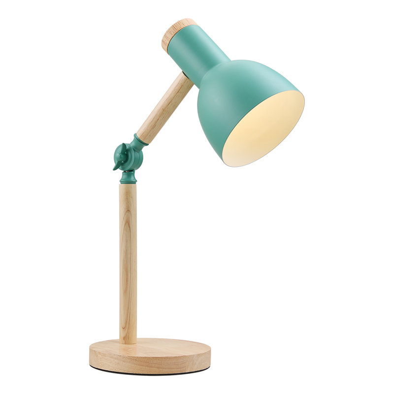 Wood USB Table Lamp