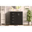Ensemble de meuble-lavabo 30 po avec lavabo en céramique, ensemble de meuble-lavabo autoportant avec 3 tiroirs et portes à fermeture douce-2130778605-2130778602