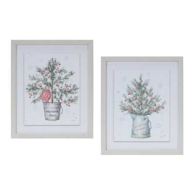 Ensemble de 2 reproductions de cadres photo Ghee