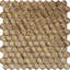 1" x 1" Glass Honeycomb Mosaic Wall Tile