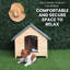 Schurz Wood Portable Insulated Dog House