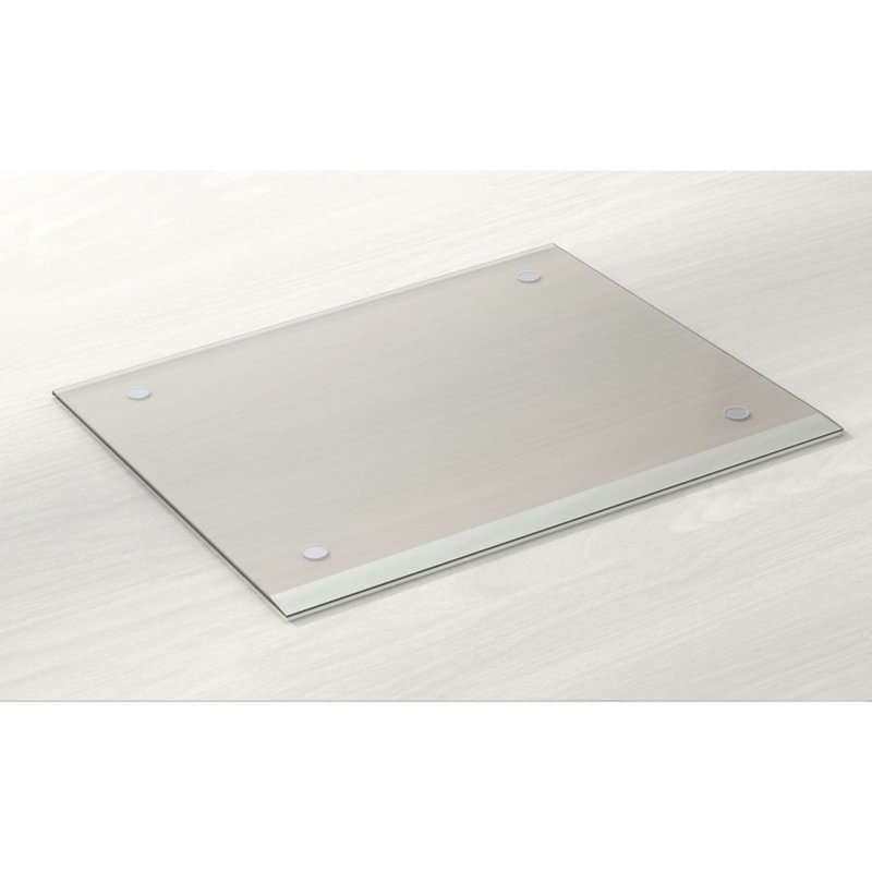 Clear Rubber Non-Slip Rectangular Desk Pad