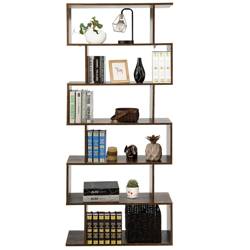 Dambrosio Geometric Bookcase, Coffee