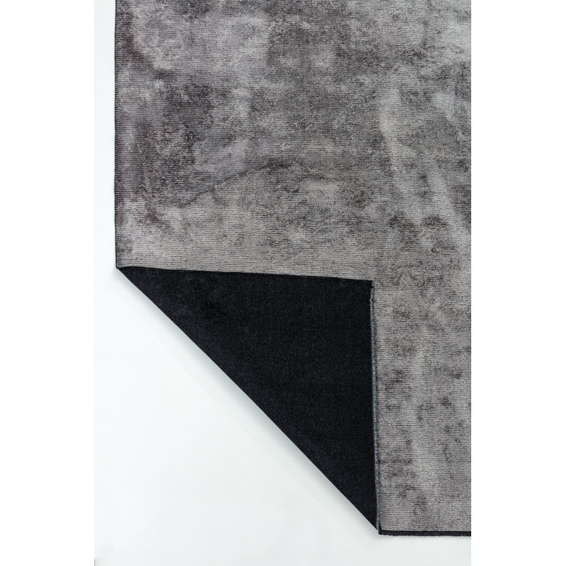 Rapture Gray Luxury Area Rug, Rectangle 7'10" x 11'2"