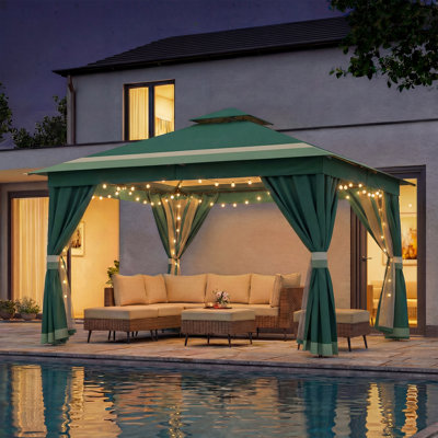 Pavillon de jardin en acier