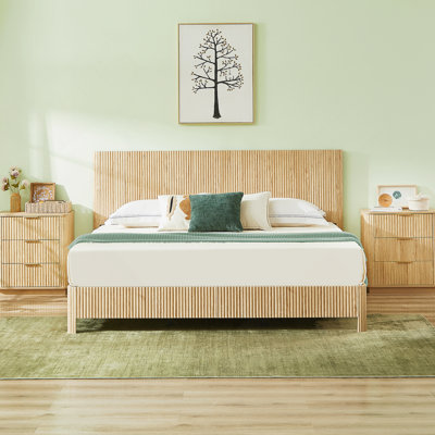 Lit en bois, aucun sommier requis