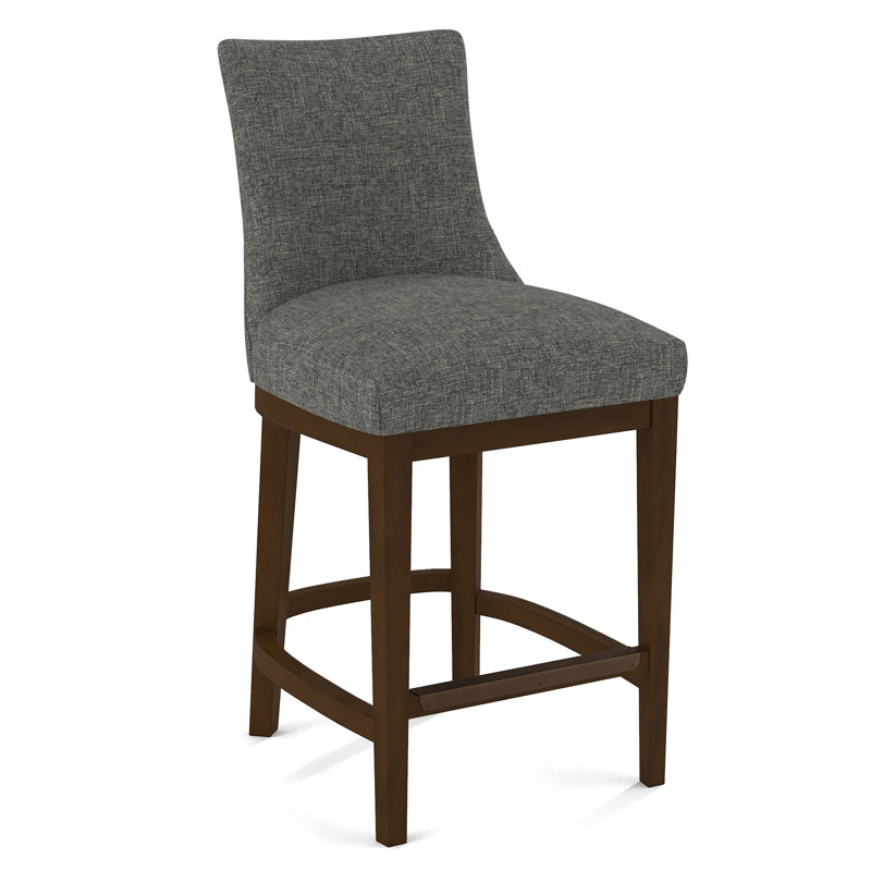 Upholstered Stool, 61536-78, Pecan