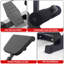 Multifonctionnel hyperextension et Preacher Curl Bench réglable Home Gym, noir