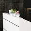 Saaid Rectangle Manufactured Wood Reception Desk