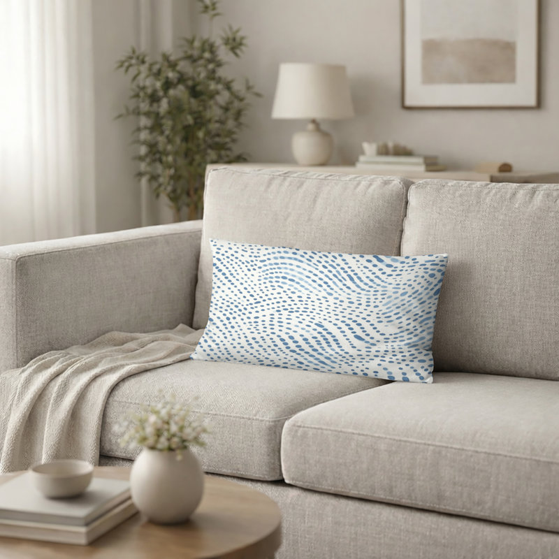 Coussin Dots, H 12 po x l 20 po