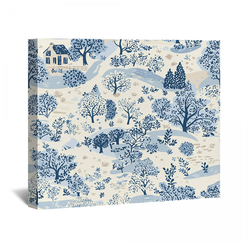 Toile forêt enveloppée - Décoration murale nature, H 11 po x l 14 po