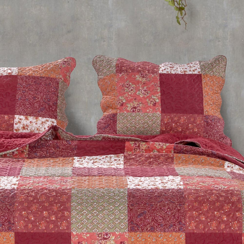 Greenland Home Fasions Country Fair Red King Sham, 20x36